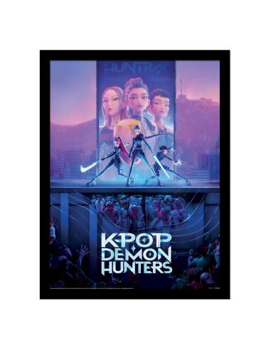 Pyramid International Las guerreras K-pop Póster Enmarcado Collector Print Movie Key Art