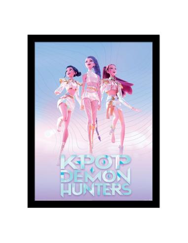 Pyramid International Las guerreras K-pop Póster Enmarcado Collector Print Trio