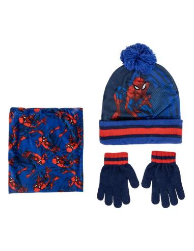CERDÁ Conjunto gorro guantes braga cuello Spiderman Marvel