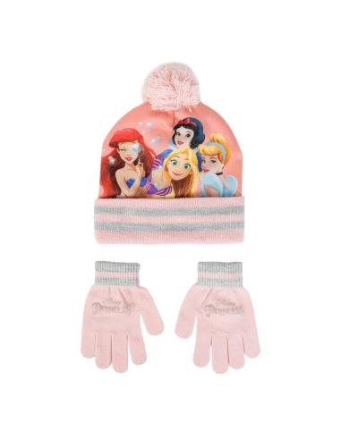 CERDÁ Set gorro y guantes Princesas Disney