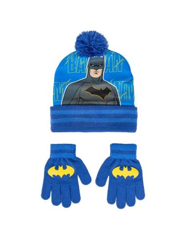 CERDÁ Set gorro y guantes Batman DC Comics