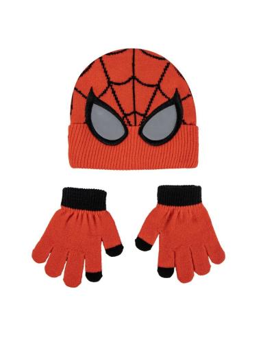 CERDÁ Set gorro y guantes Spiderman Marvel