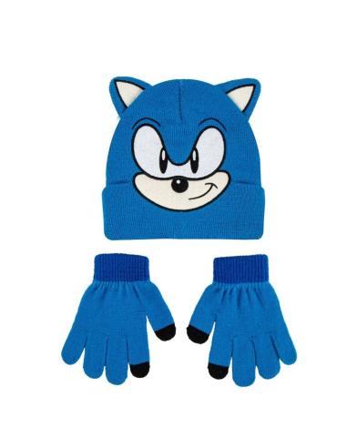 CERDÁ Set gorro y guantes Sonic The Hedgehog