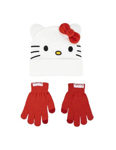 CERDÁ Set gorro y guantes Hello Kitty
