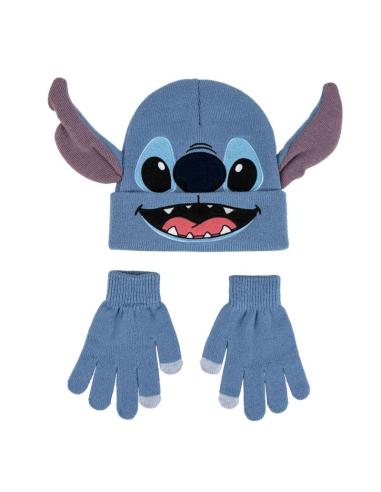 CERDÁ Set gorro y guantes Stitch Disney
