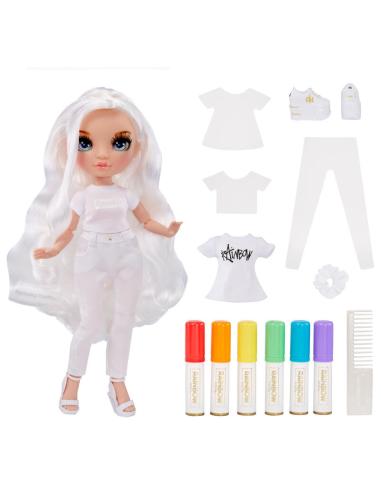 MGA Muñeca Blue Eyes Rainbow High 26cm