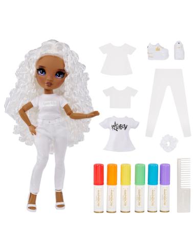 MGA Muñeca Purple Eyes Rainbow High 26cm