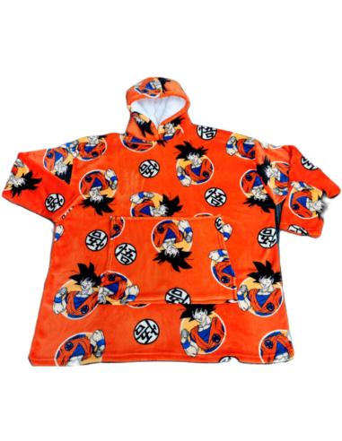 TOEI ANIMATION Bata sudadera oversize Dragon Ball coral infantil