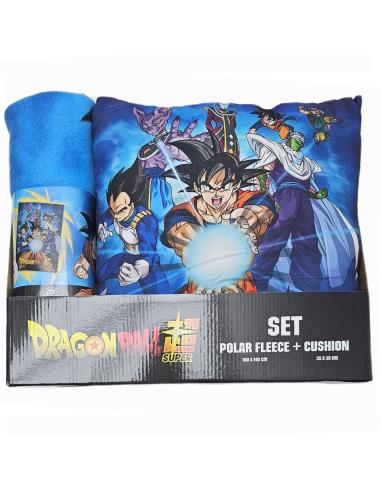 TOEI ANIMATION Set manta polar + cojin Dragon Ball Super