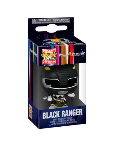 FUNKO Llavero Pocket POP Power Rangers 30th Anniversary Black Ranger