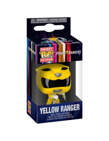 FUNKO Llavero Pocket POP Power Rangers 30th Anniversary Yellow Ranger