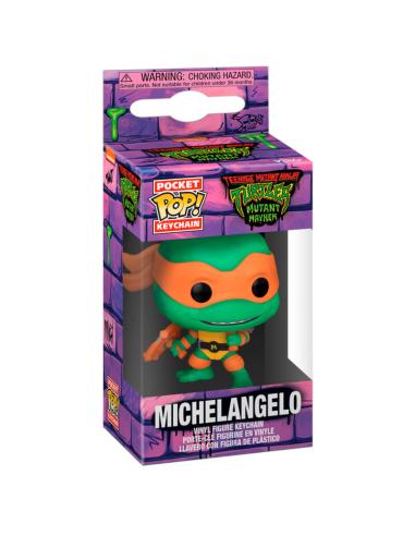 FUNKO Llavero Pocket POP Tortugas Ninja Michelangelo