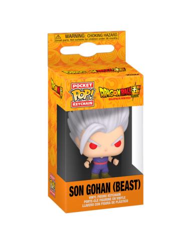 FUNKO Llavero Pocket POP Dragon Ball Super Super Hero Gohan Beast