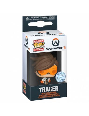 FUNKO Llavero Pocket POP Overwatch 2 Tracer