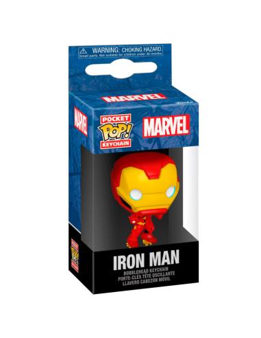 FUNKO Llavero Pocket POP Marvel Iron Man Classics