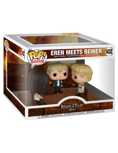 FUNKO Figura POP Moment Attack on Titan Eren Meets Reiner