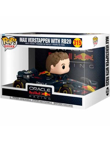 FUNKO Figura POP Rides Super Deluxe Racing Oracle Red Bull Max Verstappen with RB20