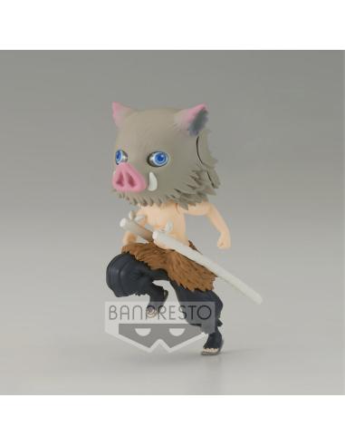 BANPRESTO Figura Inosuke Hashibira Demon Slayer Kimetsu No Yaiba Q posket petit 7cm