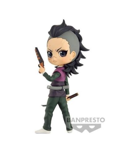 BANPRESTO Figura Genya Shinazugawa Demon Slayer Kimetsu no Yaiba Q posket 14cm