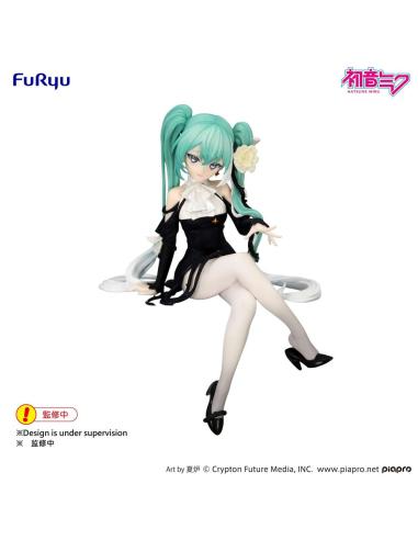 FURYU Figura Noodle Stopper Hatsune Miku Flower Fairy White Rose Character Vocal Series Hatsune Miku 14cm