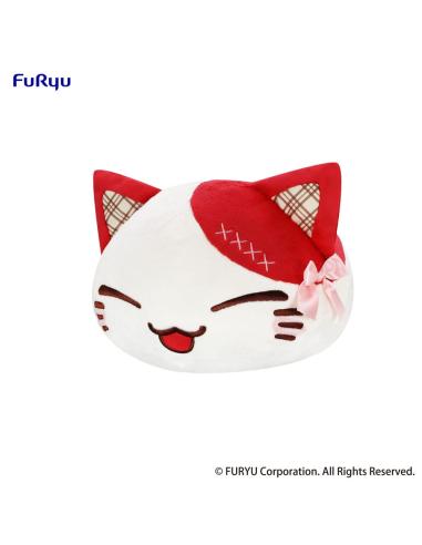 Furyu Nemuneko Cat Peluche Sweet Big Plush Red 35 cm