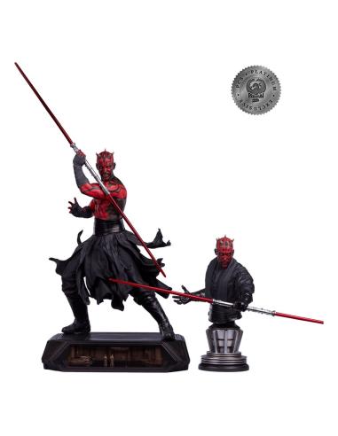 Premium Collectibles Studio Star Wars Estatua Epic Series 1/3 Darth Maul Platinum Exclusive 86 cm
