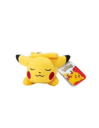 Jazwares Pokémon Figura de peluche para dormir Pikachu 12 cm