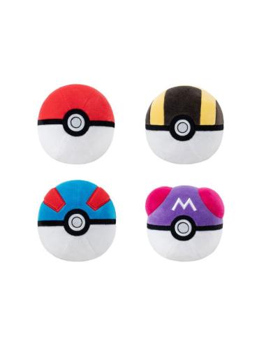 Jazwares Pokémon Peluche Pokeball diferentes versiones 10 cm