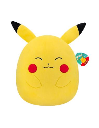 Jazwares Pokémon Squishmallows Peluche Pikachu feliz 25 cm