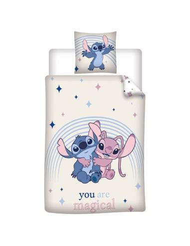 DISNEY Funda nordica Angel &#38; Stitch Disney cama 90cm policotton