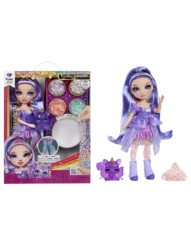 MGA Muñeca Violet Feature Fantasy Rainbow Shimmers Rainbow High