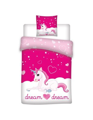 Funda nordica Unicornio cama 90 microfibra