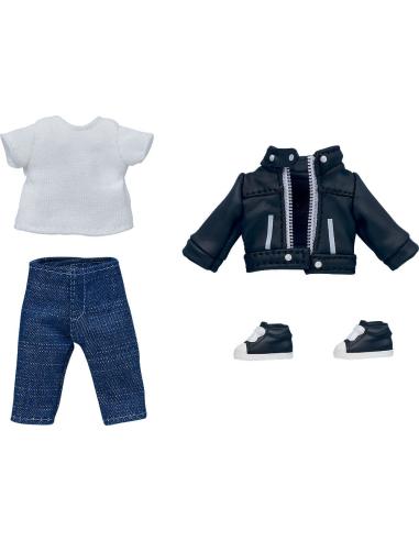 Good Smile Company Nendoroid Doll Accesorios para las Figuras Outfit Set: Leather Jacket (Black)