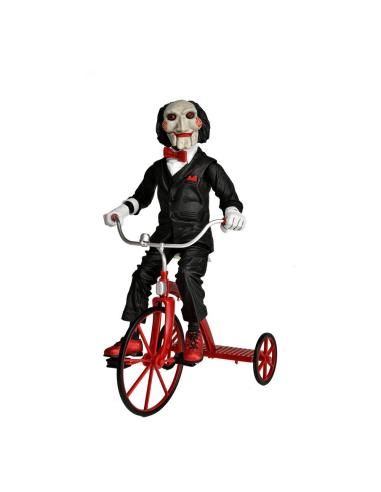 NECA Saw Figura con sonido Billy con Triciclo 30 cm