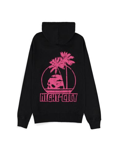 Difuzed Cyberpunk 2077 Sudadera capucha Night City talla L