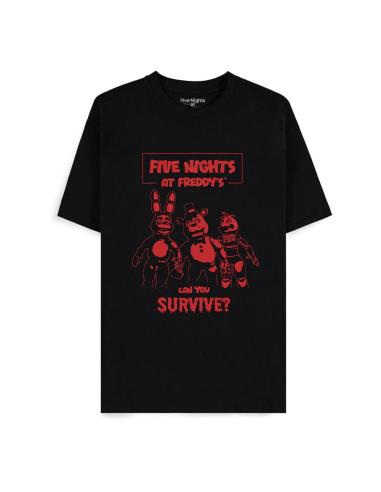 Difuzed Five Nights at Freddy's Camiseta Can You Survive talla XL