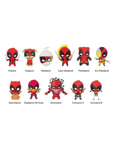 MONOGRAM DEADPOOL S.3 BAG CLIP BLIND BOX DISP