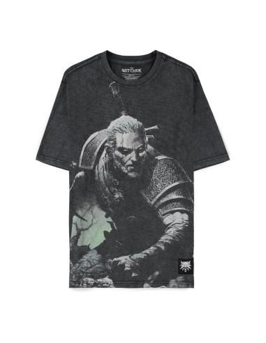 Difuzed The Witcher Wild Hunt Camiseta Geralt Washed talla XL