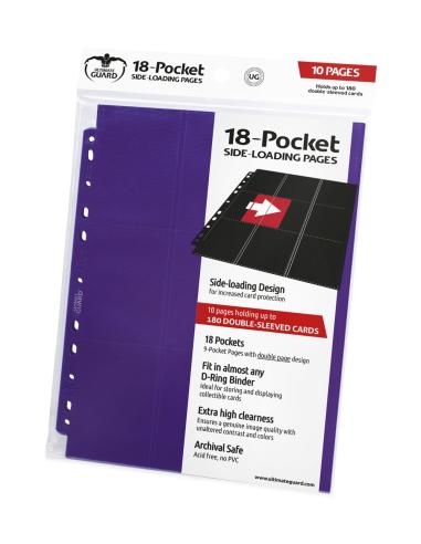 Ultimate Guard Ultimate Guard 18-Pocket Pages Side-Loading Violeta (10)