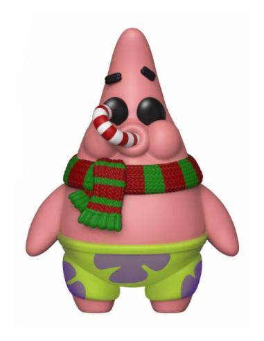 Funko Bob Esponja POP! Vinyl Figura Patrick Xmas 9 cm