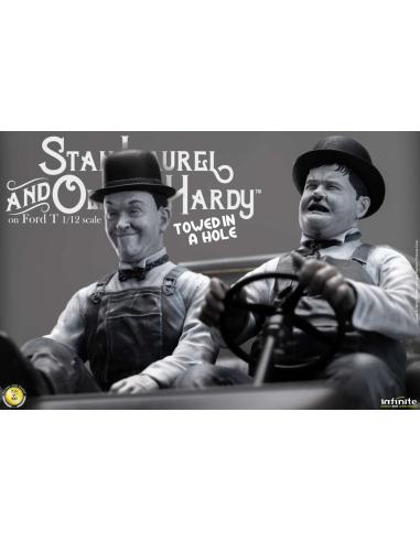 LAUREL & HARDY TOWED HOLE FORD T 1/12