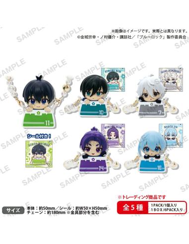 Bushiroad Blue Lock figuras PVC Charac Odekake 5 cm Surtido (6)