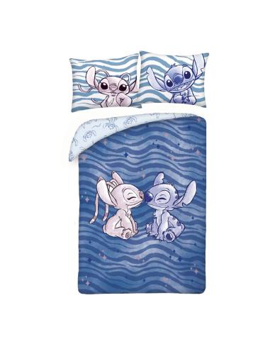 Halantex Lilo & Stitch Funda Nórdica Stitch & Angel Waves 140 x 200 cm / 70 x 90 cm
