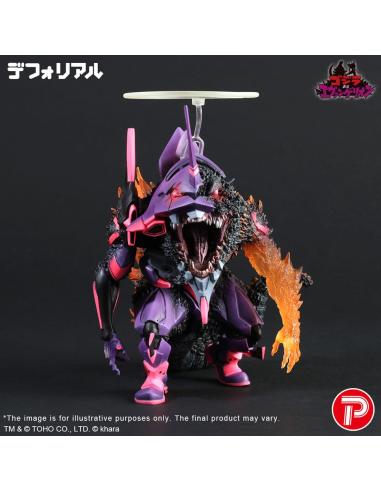 X-Plus Godzilla vs. Evangelion Deforeal Estatua PVC Test Type-01 Burning "G" Awakening Form 19 cm