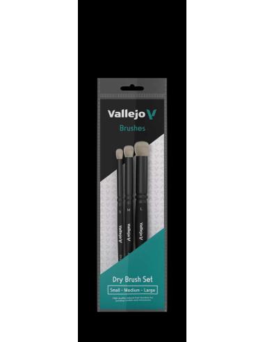 VALLEJO BRUSH DRY BRUSH SET B07990