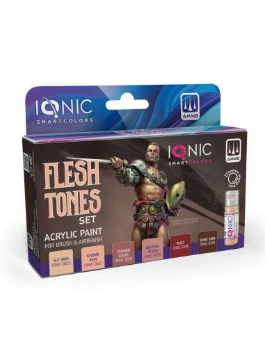 AMMO BY MIG JIMENEZ IONIC FLESH TONES PAINT SET