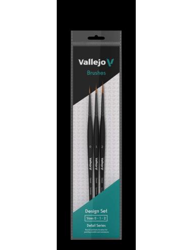 VALLEJO BRUSH DETAIL DESIGN SYNTH SET B02991