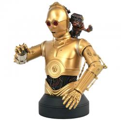 Busto C-3PO and Babu Frik Star Wars Episode IX 15cm - Imagen 1