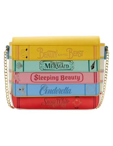 LOUNGEFLY Bolso bandolera Libros Clasicos Princesas Disney Loungefly