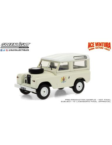 Coche de metal en miniatura Land-Rover 88 (1961) Ace Ventura "Operación África" Greenlight 1/43